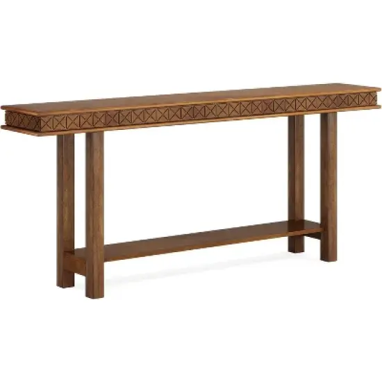 Tribesigns 70.9" Wood Entryway Console Table image {7}