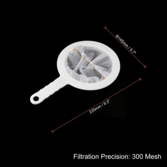 Unique Bargains Juice Coffee Food Filter Kitchen Strainer with Handle 1 Pc 300 Mesh image {1}