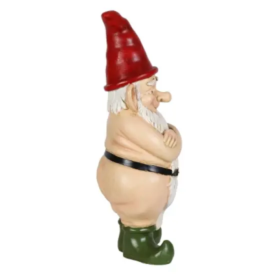 13.7" Resin Naked Ned Garden Gnome - Exhart image {7}