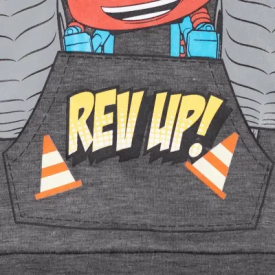 Blaze and the Monster Machines Toddler Boys Fleece Pullover Hoodie Pant Set Gray/Red  image {3}