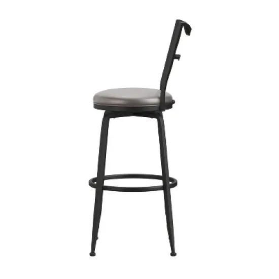 Larimore Metal Bar Height Stool Black - Hillsdale Furniture image {6}