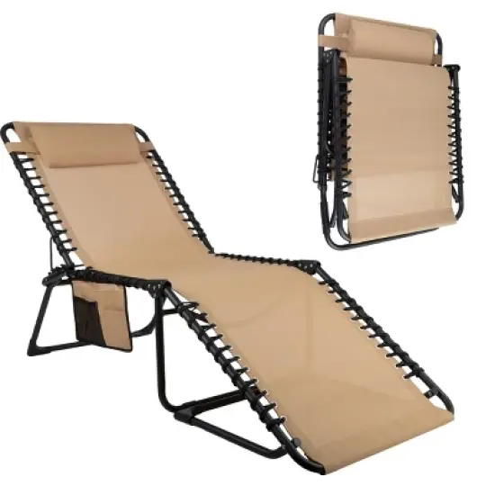 Lavish Home 3 Position Outdoor Lounge Chair image {7}
