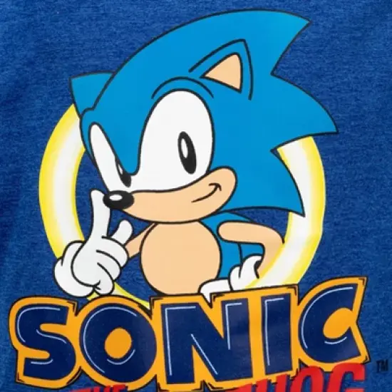 Sonic the Hedgehog Graphic T-Shirt Tank Top and Shorts 3 Piece Outfit Set image {7}