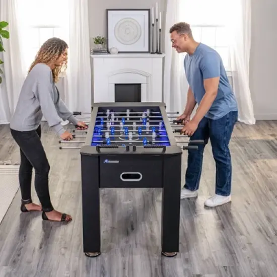 Atomic 60" Cobalt LED Foosball Table image {18}