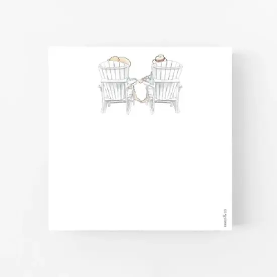 Together 6" x 6" Square Notepad by Ramus & Co (100 Heavyweight Tear-Off Sheets) image {3}