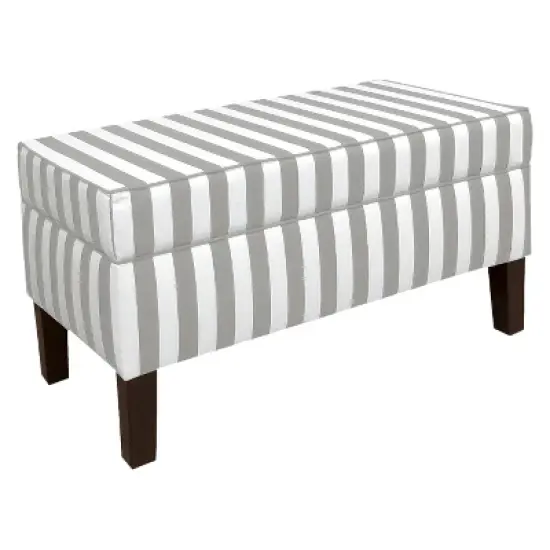 Lizzie Storage Bench in Patterns - Skyline Furniture image {7}