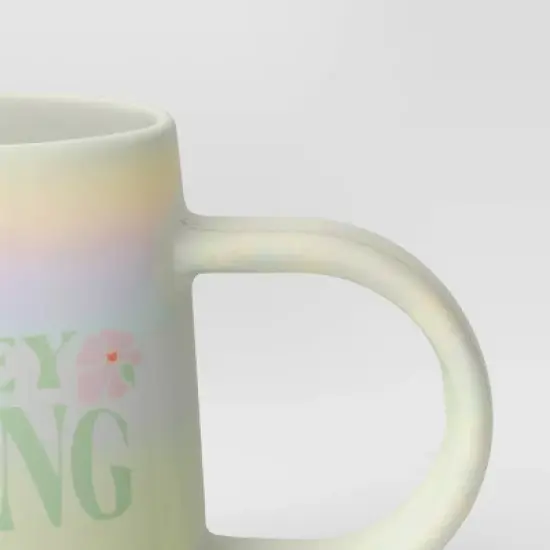 16oz Stoneware Low Key Thriving Mug - Room Essentials&trade;: Coffee Cup, Microwave & Dishwasher Safe Drinkware image {2}