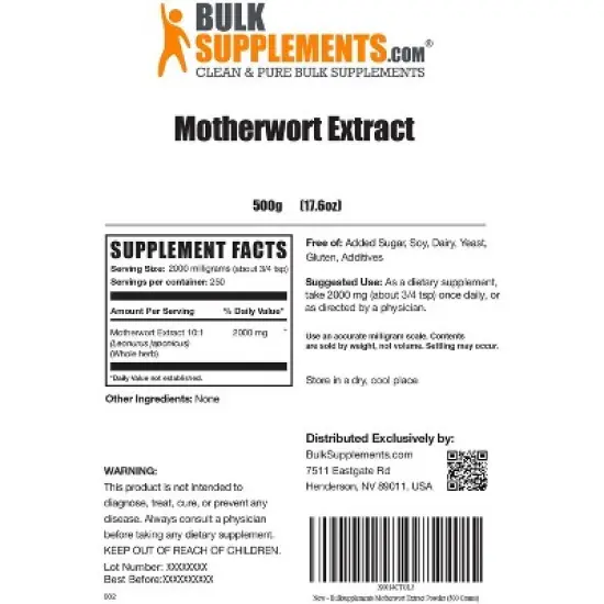BulkSupplements Motherwort Extract Powder image {5}