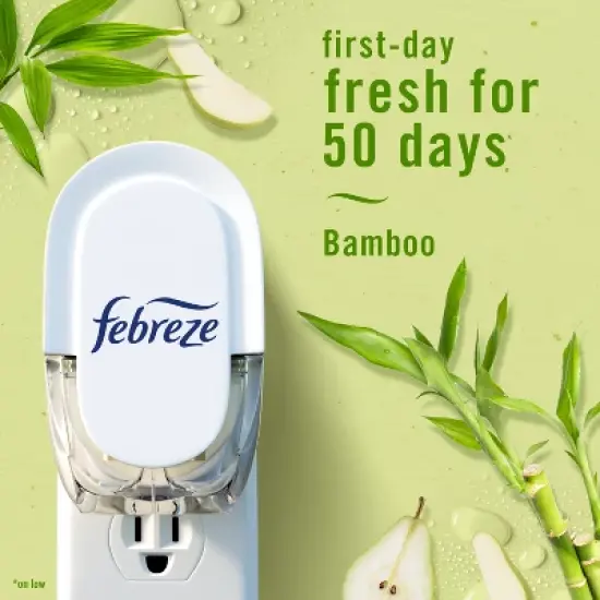 Febreze Light Plug Refill with Fade Defy Technology - Bamboo - 2pk image {3}