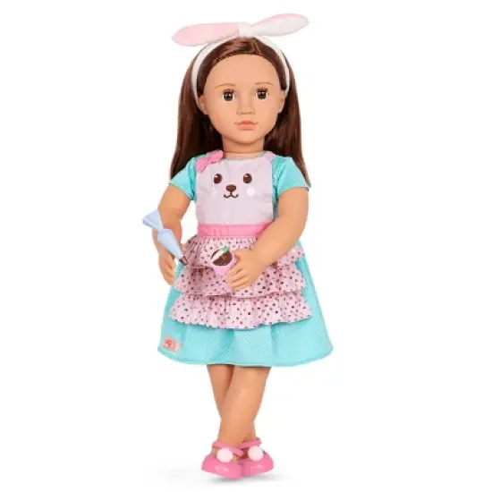 Our Generation Rabbits & Carrots Bunny-Themed Baking Outfit for 18" Dolls image {3}