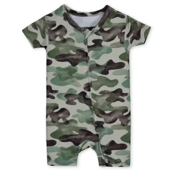 Gerber Buttery-Soft Snug Fit Short Sleeve Romper image {4}