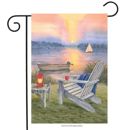 Briarwood Lane Garden Flag 12x18 For Outdoor Waterfront Retreat Summer For Summer Garden Flag Flags For Outside image {1}