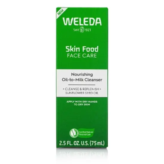 Weleda Skin Food Nourishing Oil-To-Milk Face Cleanser - Rosemary, Pansy & Calendula - 2.5 fl oz image {2}