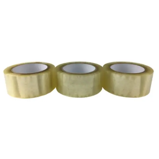 UOFFICE 18 Rolls Carton Sealing Tape Clear 2" x 55 Yds 1.9 Mil image {2}