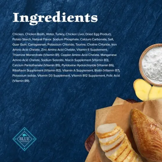 Blue Buffalo Wilderness Wild Delights High Protein Grain Free Natural Adult Flaked Wet Cat Food with Chicken & Turkey - 5.5oz image {4}