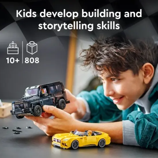 LEGO Speed Champions Mercedes-AMG G 63 & Mercedes-AMG SL 63 F1 Toy Car 76924 image {2}