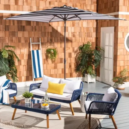 Iris Fashion Line 6.5 X 10 Ft Rectangle Umbrella - PAT8304 - Safavieh image {1}