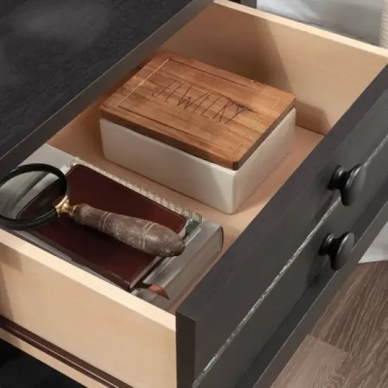 Dawson Trail Nightstand Raven Oak - Sauder image {3}