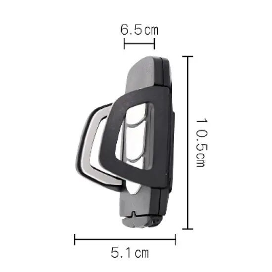 Hands-Free Stroller Cell Phone Holder, Attachable Plastic 6.5cm x 10.5cm x 5.1cm Smartphone Stand image {4}