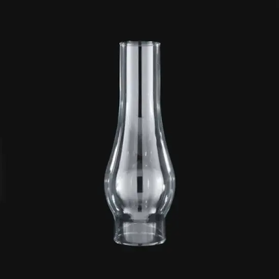 Lehman's Clear Glass Lamp Chimney, Replacement Hurricane Globe Measures 2 5/8 Inch Diameter Base x 10 Inches High for Oil or Kerosene Lanterns image {1}