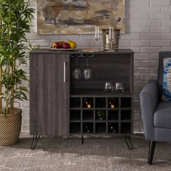 Lochner Mid Century Wine & Bar Cabinet - Christopher Knight Home image {6}