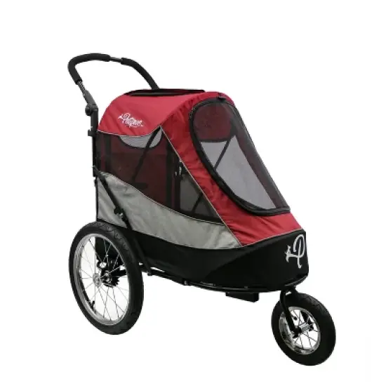 Petique Trailblazer Jogger, Dog Cart for Medium Size Pets, Ventilated Pet Stroller for Cats & Dogs image {6}