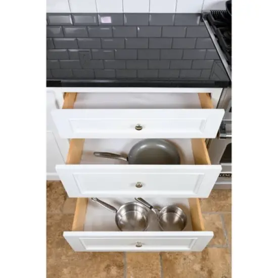 Con-Tact Grip Prints 2pk 12"x20' Bright White: Non-Adhesive Shelf & Drawer Liners for Pantry & Cabinet Organization image {2}