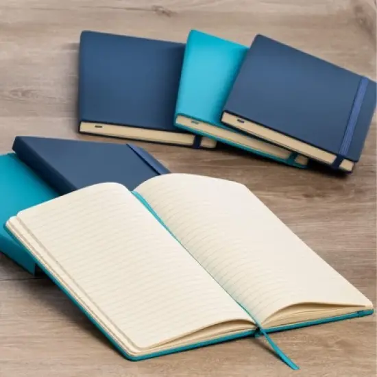Simply Genius A5 Notebooks for Work, Travel, Business, School & More - Lined Books with 192 pages, 5.7" x 8.4" (Navy, 4 Pack) image {6}