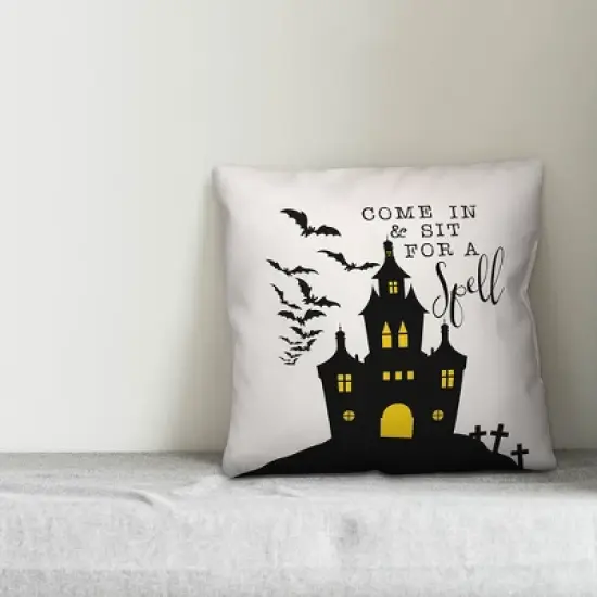 Creative Products Come in and Sit for a spell 18x18 Indoor / Outdoor Pillow image {1}
