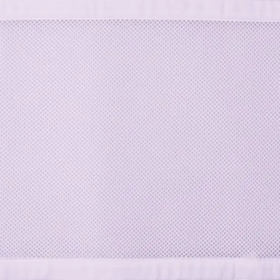 BreathableBaby Breathable Mesh Crib Liner - Classic Collection - Lavender image {5}