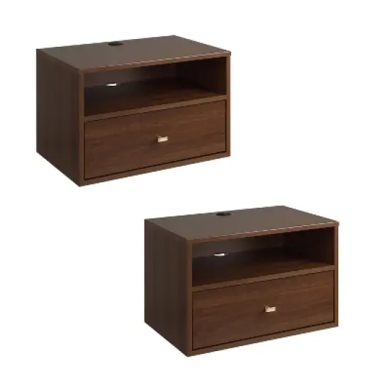 Set of 2 Hanging Nightstands - Prepac image {16}