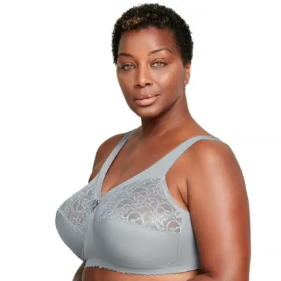 Glamorise Womens MagicLift Original Support Wirefree Bra 1000 Soft Gray image {2}