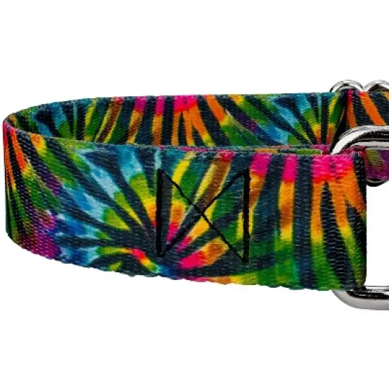 Country Brook Petz Tie Dye Stripes Martingale Dog Collar image {3}
