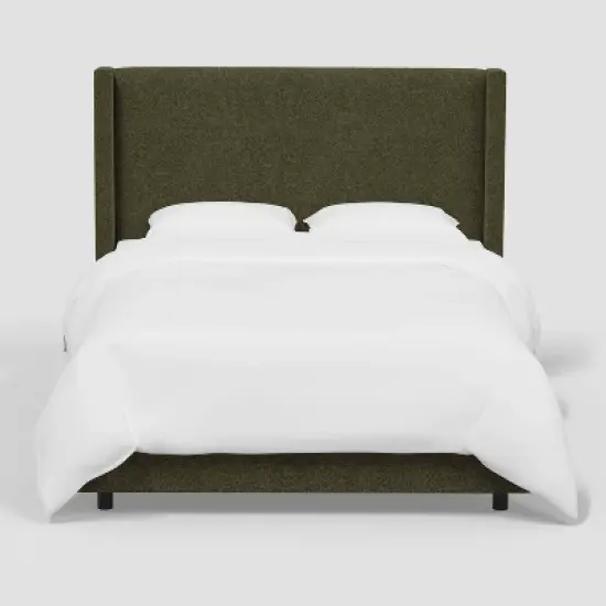 Austin Wingback Bed in Tweed - Threshold&trade; image {1}