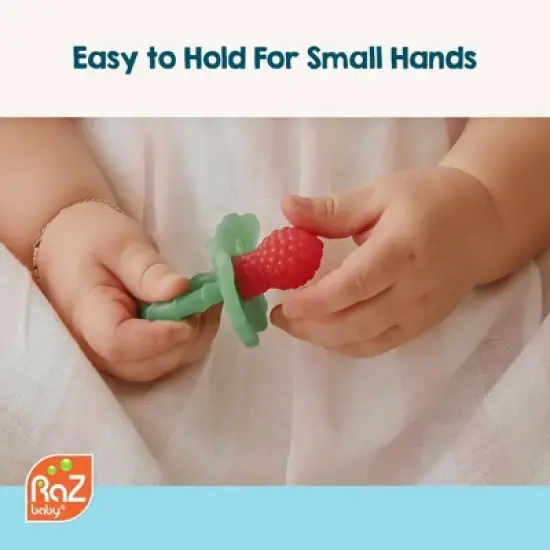 Razbaby RaZberry Teethers - 2pk - Red/Blue image {5}