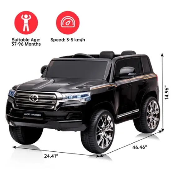 Garvee 12V Kids Ride on Car, 2-Seater Vehicle with Remote Control image {2}