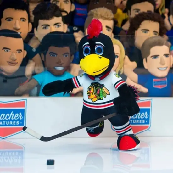 Bleacher Creatures Chicago Blackhawks Tommyhawk 10" Mascot Plush Figure (White Uniform) image {3}