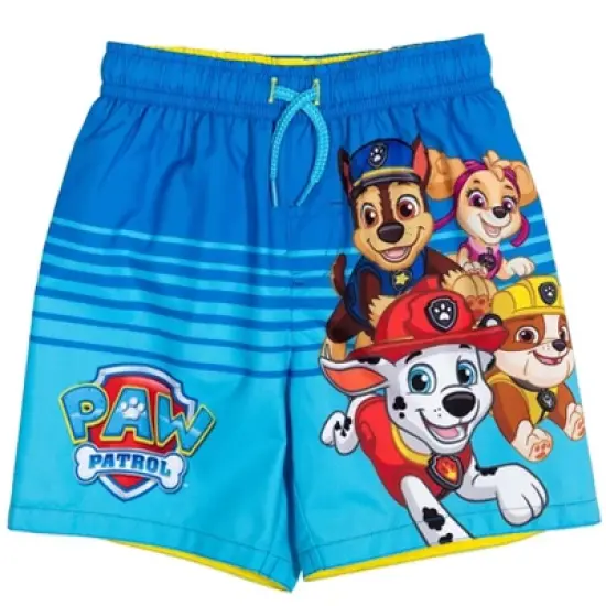 Paw Patrol Rubble Marshall Chase Pullover Rash Guard and Swim Trunks Toddler  image {5}