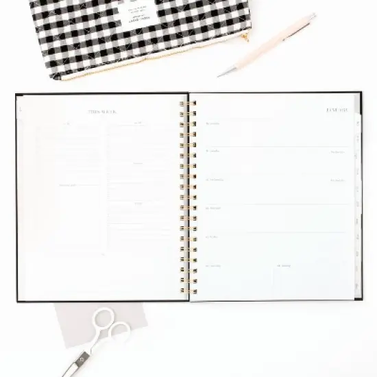 Sugar Paper Essentials 2025 Weekly/Monthly Planner 10.25"x8.875" Badge B: Adult Stationery, Twin-Wire Binding, Acid-Free image {6}