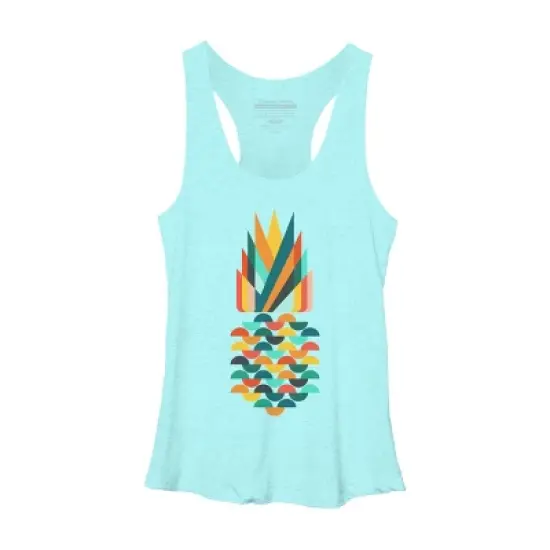 Women's Design By Humans Geometric Pineapple By radiomode Racerback Tank Top image {3}