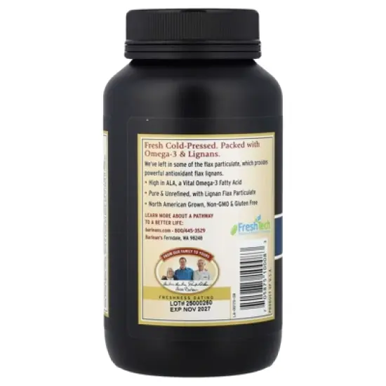 Barlean's Lignan Flax Oil, 250 Softgels image {2}