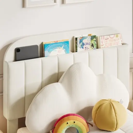 Twin Size Bed Frames with Storage Headboard,Twin Bed Frames with Storage drawer image {3}