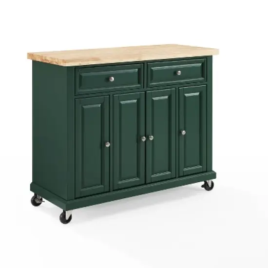Madison Kitchen Island/Cart Emerald Green - Crosley image {6}