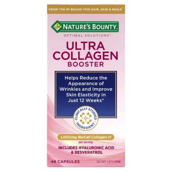 Nature's Bounty Optimal Solutions Ultra Collagen Booster Capsules - 48ct image {9}