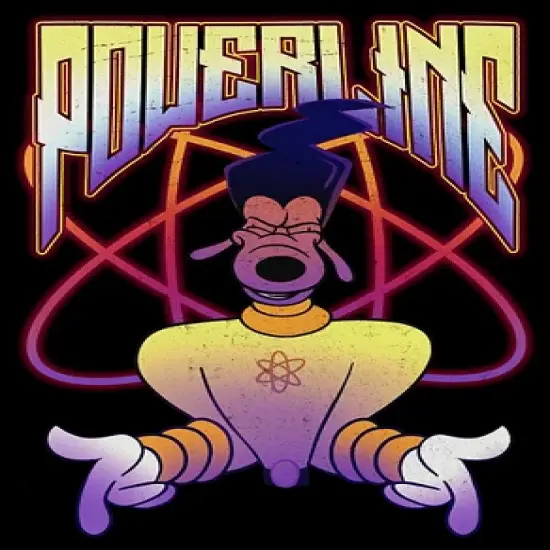 Men's A Goofy Movie Powerline Retro T-Shirt image {1}