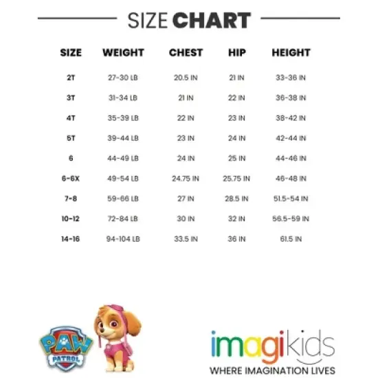 PAW Patrol Skye Chase Marshall Girls French Terry Skater Dress and Scrunchie Toddler image {6}