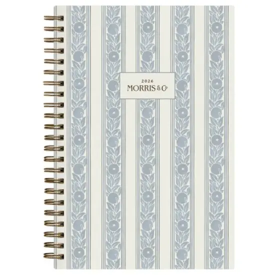Morris & Co. by Blue Sky 5"x8" 2026&nbsp;Weekly/Monthly Wirebound Planner Hardcover Fruit Stripe Slate image {12}