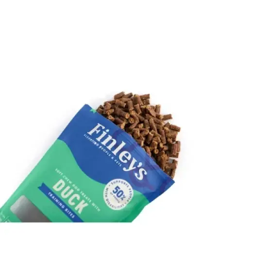 Finley's All Natural Soft Training Bite Variety Pack Chewy with Salmon, Duck, Turkey and Lamb Flavor Dog Treats - 4pk/64oz image {3}