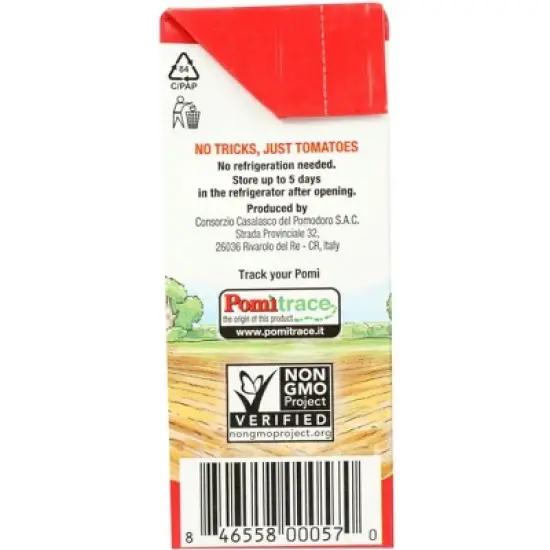 Pomi Chopped Tomatoes - Case of 12/13.8 oz image {4}