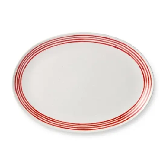 Certified International Oval Platter Dockside Red image {2}